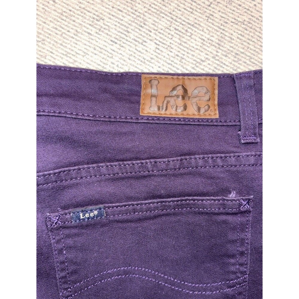 Lee Sculpting Slim Fit Skinny Leg Jeans - Deep Purple Women’s Size 16M - Picture 5 of 9